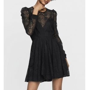 Maje | Lace Skater Dress